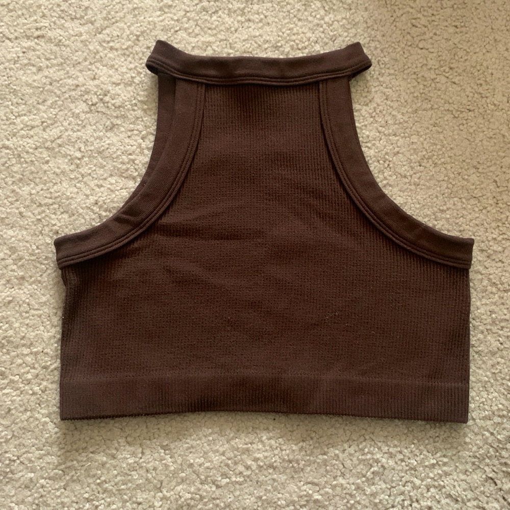 Women’s Brown Cotton On Cropped Tank Top
